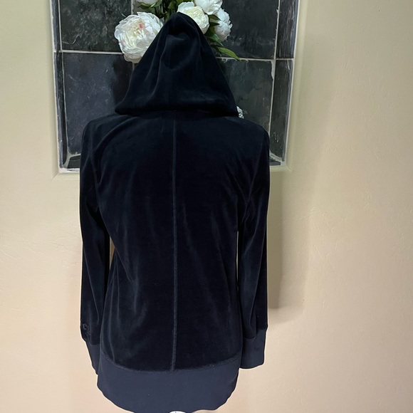 Juicy Couture 🖤 Velour Hoodie Jacket - Picture 2 of 14